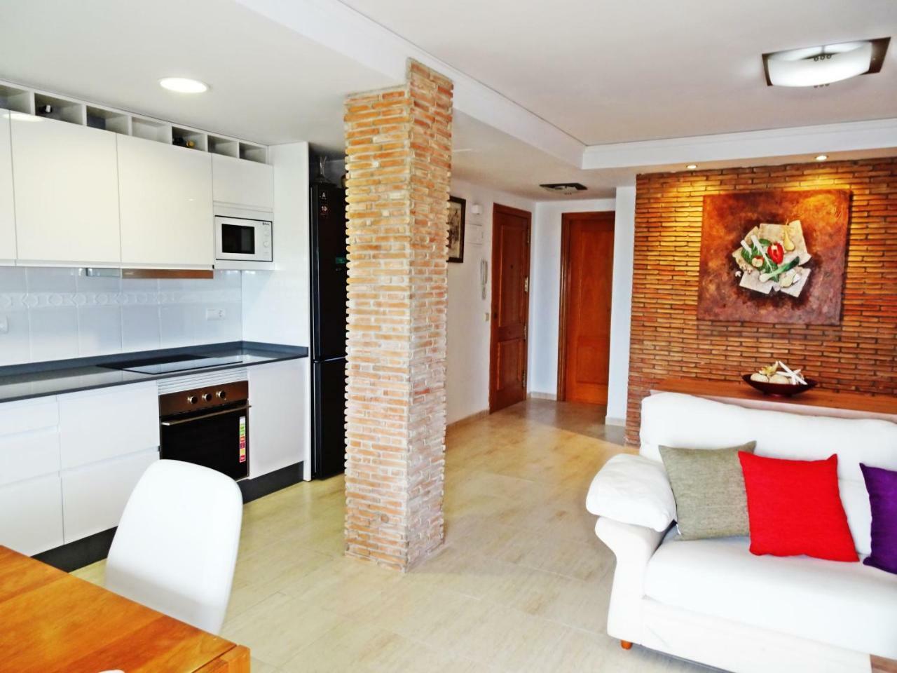 Neptuno Apartamento - Frente A La Playa Daimús Exterior foto