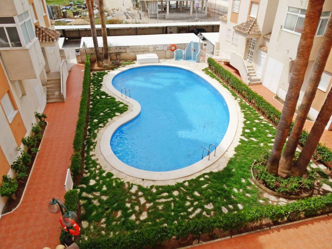 Neptuno Apartamento - Frente A La Playa Daimús Exterior foto